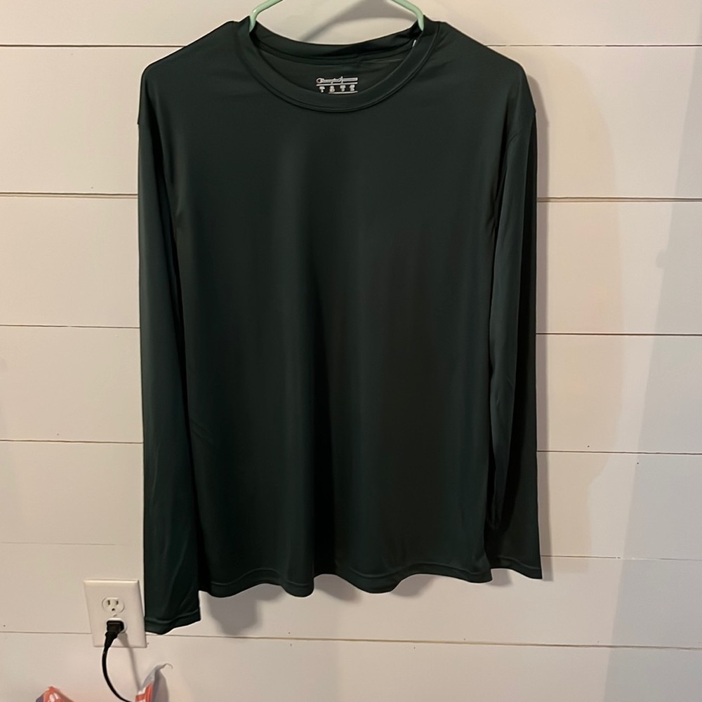Mens champion performance long sleeve size large